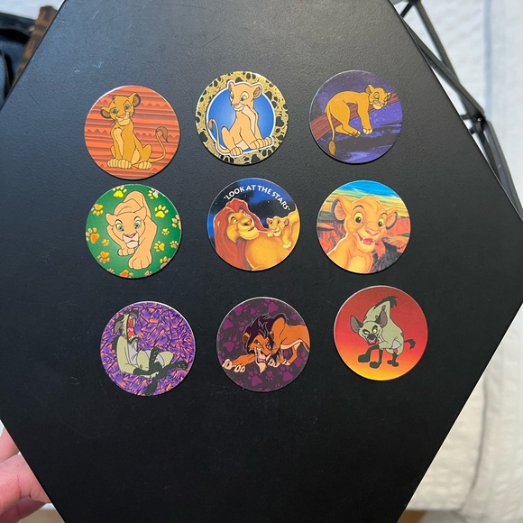 Vintage Lion King Pogs - Picture 1 of 2